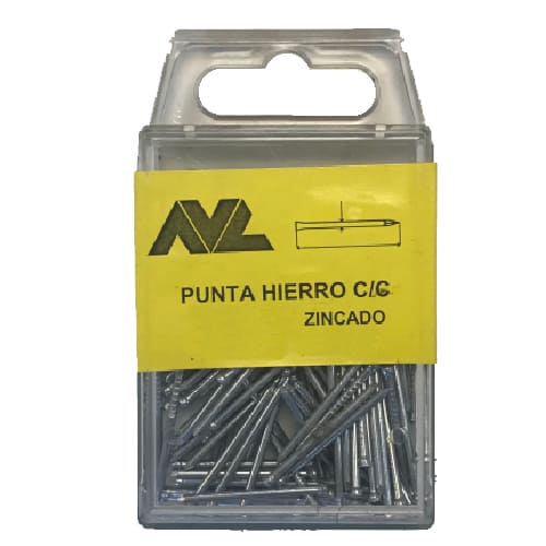 BLISTER PUNTA HIERRO C/CONICA ZN 1,1X15