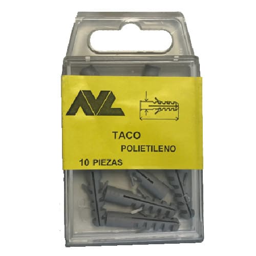 BLISTER TACO EXPANSION DENT NYLON 5 MM.