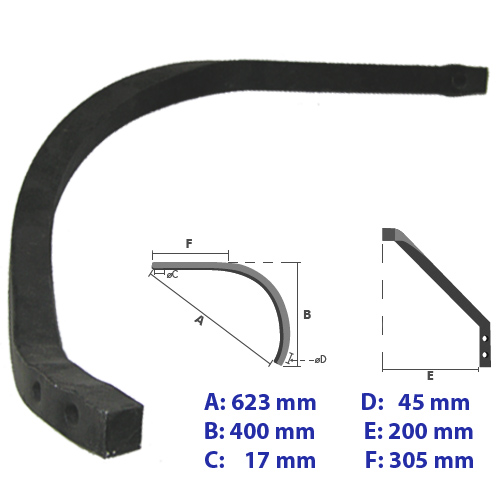 BRAZO CHISEL VIÑA 30 X30 IZQUIERDA