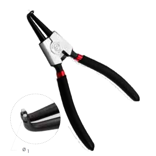 ALICATE GRUPILLAS CURVO EXTERIOR 180MM
