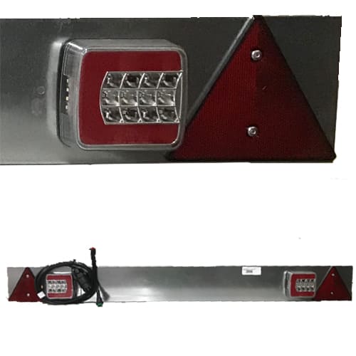 [MER05013LED3] BARRA REMOLQUE LED 2.MTS CON TRIANGULO