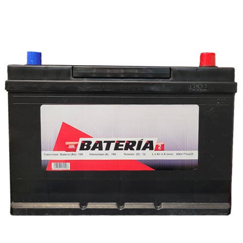 [6423] BATERIA CAP 100 AH + DCH JP 306X173X225