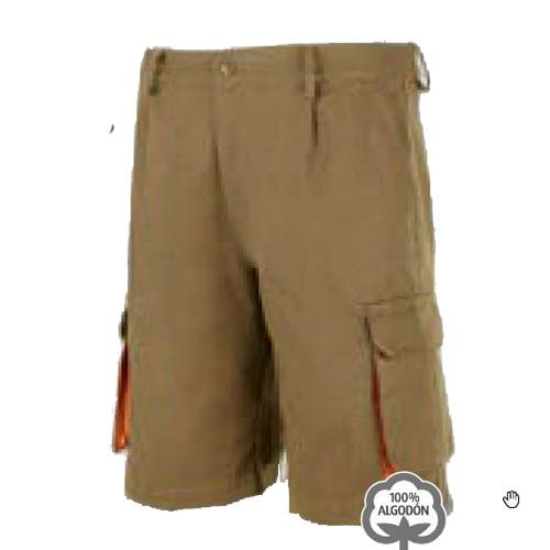 [488STOPB4648] BERMUDA ALGODON BEIG T46-48