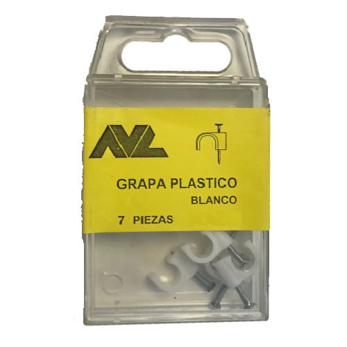 [19002287] BLISTER GRAPA PLASTICO BLANC 8 MM Nº8