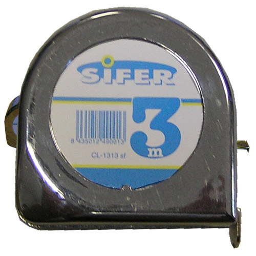 [22126400] CINTA METRICA 3MTS CROMADA S/F SIFER