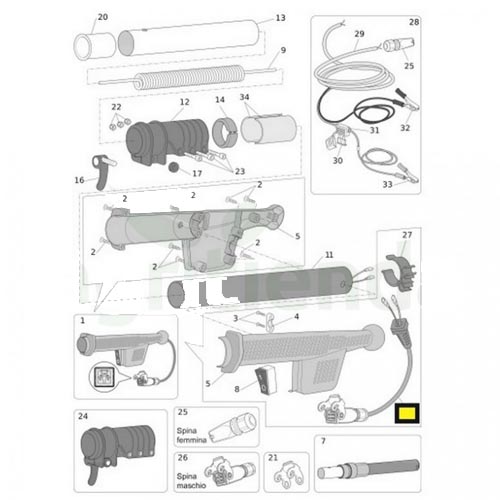 [6917] ADAPTADOR BATERIA CARTUCHO ZANON