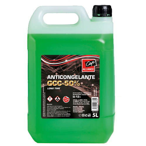 [7450406] ANTICONGELANTE 50% ORGANICO VERDE (5 LT)